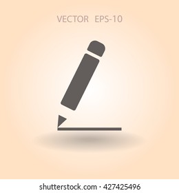 Flat  icon of notes