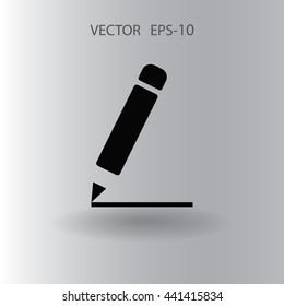 Flat  icon of notes