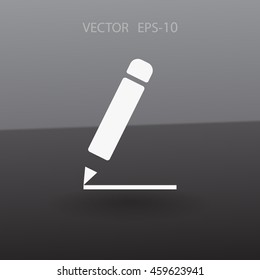Flat  icon of notes