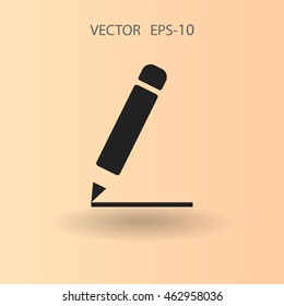 Flat  icon of notes