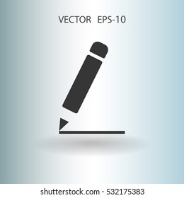Flat  icon of notes. vector illustration