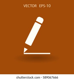 Flat  icon of notes. vector illustration