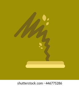 flat icon on stylish background disaster tornado