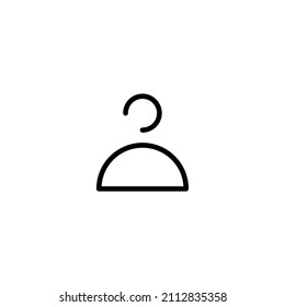 flat icon. outline icon. can be used for social media purposes, posters, markers, signs and others.