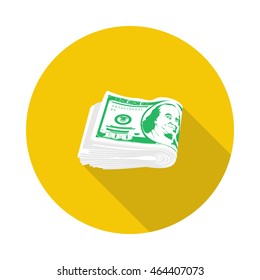 flat icon pack of dollars in vector format eps10
