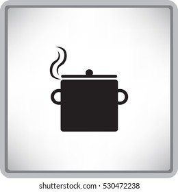 Flat icon. Pan.