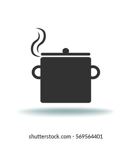 Flat icon. Pan.