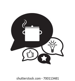 Flat icon. Pan.