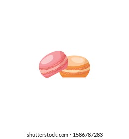 Flat icon pastry vector illustration