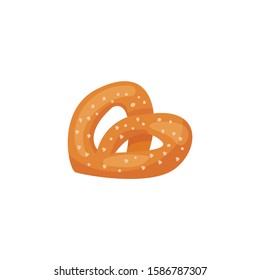 Flat icon pastry vector illustration
