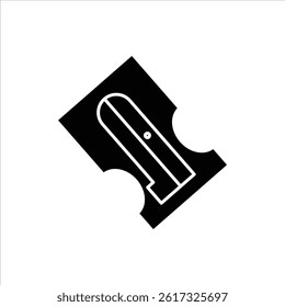 Flat Icon Pencil Sharpener Editable Vector Illustration for Stationery and Education Design Themes.