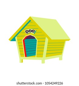 Flat icon pet shop vector illustration. Dog care supplies sign.