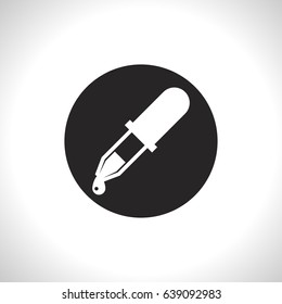 flat icon of pipette