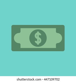 flat icon poker dollar money