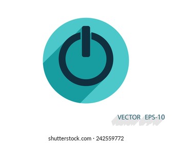 Ícone plano de energia