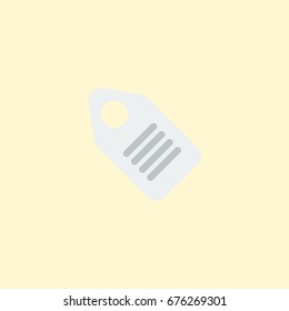 Flat Icon Price Tag Element. Vector Illustration Of Flat Icon Label  Isolated On Clean Background. Can Be Used As Price, Tag And Label Symbols.