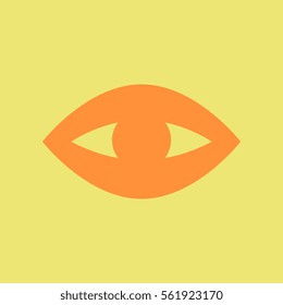 flat icon puffy eye