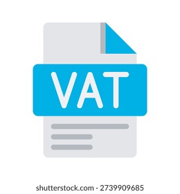 Flat icon representing taxation and financial compliance concept.