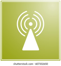 Flat icon of rss