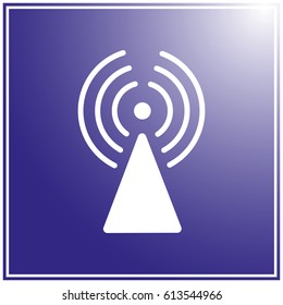 Flat icon of rss