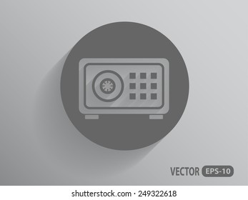 Icono plano de seguridad