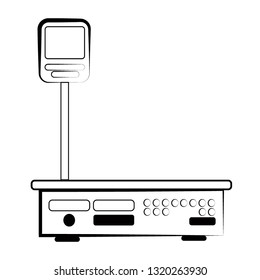 flat icon scale, weighing, weight, balance