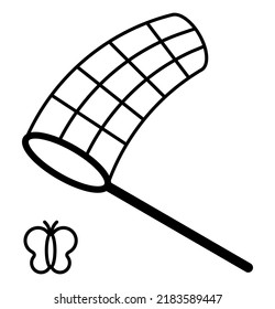 Flaches Symbol für ein Bruchnetz