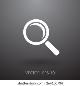 Icono plano de búsqueda