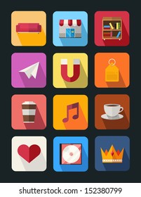 flat icon set 5