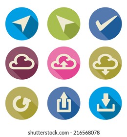 Flat Icon Set - Vector