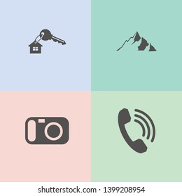

Flat icon set for web design. Communication icons set. Media icons set. Business icons design. Flat design. Network icons set. Vector graphic. Mobile icon

