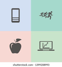 

Flat icon set for web design. Communication icons set. Media icons set. Business icons design. Flat design. Network icons set. Vector graphic. Mobile icon

