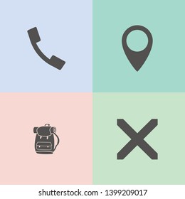 

Flat icon set for web design. Communication icons set. Media icons set. Business icons design. Flat design. Network icons set. Vector graphic. Mobile icon

