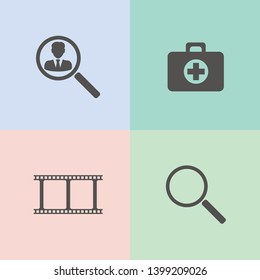 

Flat icon set for web design. Communication icons set. Media icons set. Business icons design. Flat design. Network icons set. Vector graphic. Mobile icon

