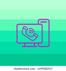 flat icon with a shadow, notebook with customer support