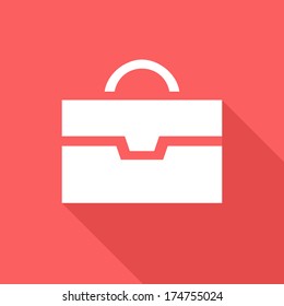 Flat Icon with shadow. Vector EPS 10.