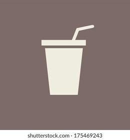 Flat Icon with shadow. Vector EPS 10.