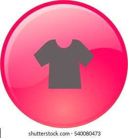 Flat icon. Shirt .