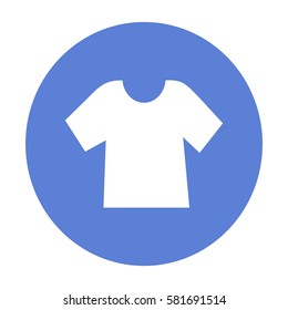 Flat icon. Shirt .