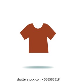 Flat icon. Shirt .