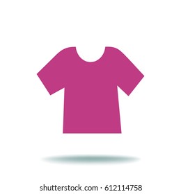 Flat icon. Shirt .