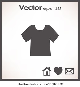 Flat icon. Shirt .