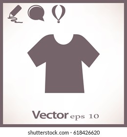 Flat icon. Shirt .