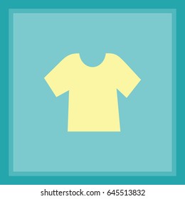 Flat icon. Shirt .