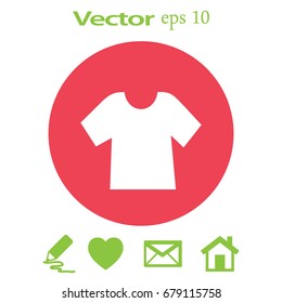 Flat icon. Shirt .