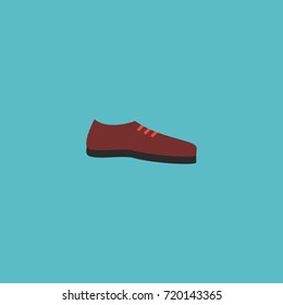 Flat Icon Shoe Element. Vector Illustration Of Flat Icon 