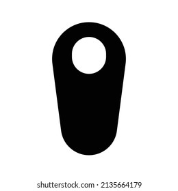 Flat icon sleeping bag for camping