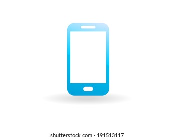 Icono plano del smartphone