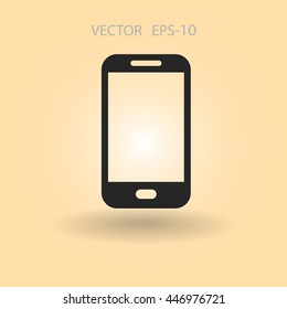 Icono plano del smartphone