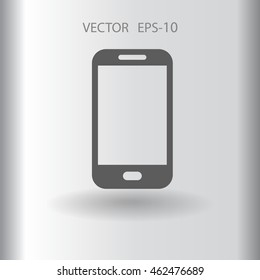 Icono plano del smartphone